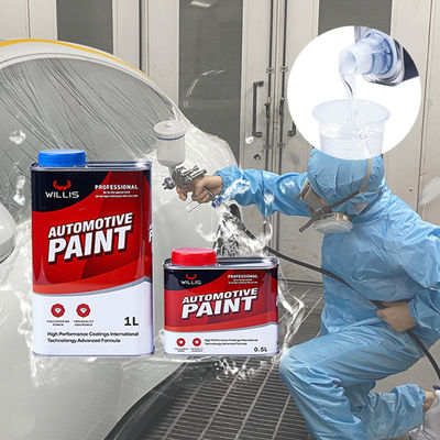 Staat vloeibare coating automotive primer spuitverf met glanzende afwerking aanpasbare matte afwerking