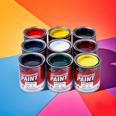 Hot Selling OEM 2K Car Paint and 2K Topcoat with Multiple Colors Customizable Sizes 1L 4L 20L and 2 Years Shelf Life