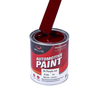 Paars Rood Hoogglans Snel droogend 2K Solid Paint en Acrylic Primer Paint voor autoreparatie