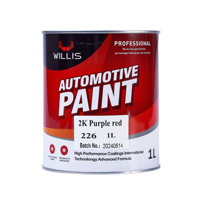 Paars Rood Hoogglans Snel droogend 2K Solid Paint en Acrylic Primer Paint voor autoreparatie