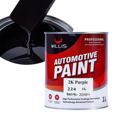 Hoogwaardige paarse 2K vaste verf met acrylhars en spraytoepassing voor automobielreparatie