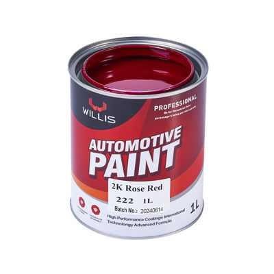 Hoge Dichtheid Acrylhars 2K Effen Lak met Aanpasbare Kleur voor Autoreparatie