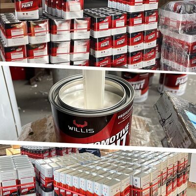 Hoog vaste stof 2K Acryl Blanklak Auto Refinish Transparante Autolak Vernis Vloeibaar Gespoten Basislaag