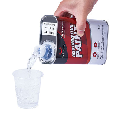 Warm verkoop Auto Body 2K/1K Auto Verf Standard Dunner 2K/1K Kleur Acrylcoatings Automotive Coatings Basiscoat Clear Coat Verf