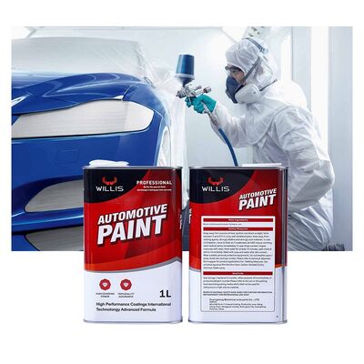 Warm verkoop Auto Body 2K/1K Auto Verf Standard Dunner 2K/1K Kleur Acrylcoatings Automotive Coatings Basiscoat Clear Coat Verf