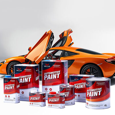 Chinese Rode Acrylhars Automotive Verf Massief 2K Automotive Reparatieverf met Automotive Verdunner Spray voor Plastic Coating