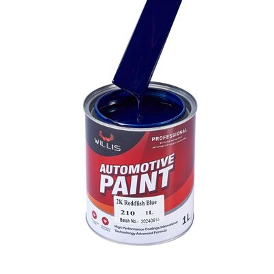 2K Acrylic Boat Car Spray Paint Reddish Blue Automotive Metallic Color for Car Repair Multiple Colors Available WILLIS Model 210