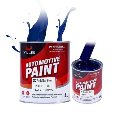 2K Acrylic Boat Car Spray Paint Reddish Blue Automotive Metallic Color for Car Repair Multiple Colors Available WILLIS Model 210