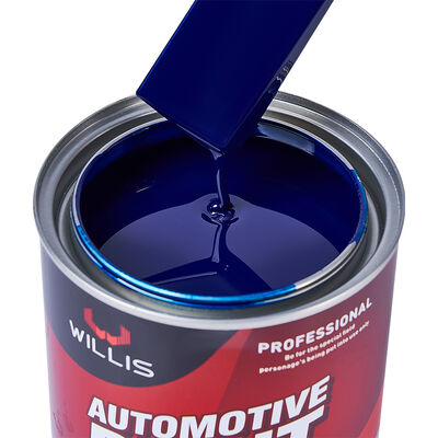 Hot Selling 2K Auto Acrylic Spray Paint Blue Metallic Glossy Car Liquid Coating Topcoat Multiple Colors Factory Supply OEM
