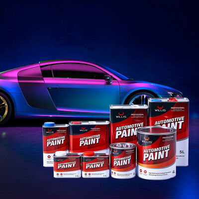 Warm verkoop WILLIS OEM Auto Verf 2K Boat & Car Topcoat met meerdere kleuren Acryl vloeistof bevat verfverdunner spray
