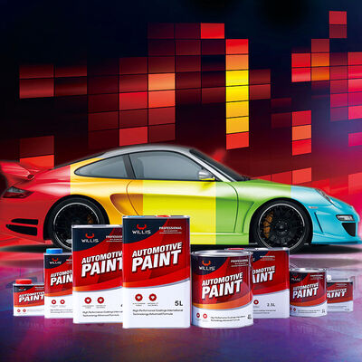 WILLIS 202 OEM 2K Acrylhars Car Topcoat-Multi-Color Opties Spray Toepassing omvat verfverdunner