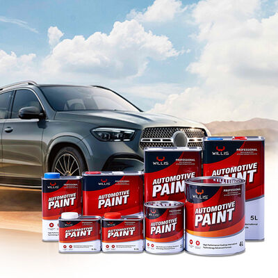 Best Selling WILLIS 2K Red Acrylic Resin Liquid Coating Car & Boat Paint with Spray Application