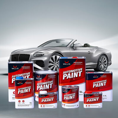 Best Selling WILLIS 2K Red Acrylic Resin Liquid Coating Car & Boat Paint with Spray Application