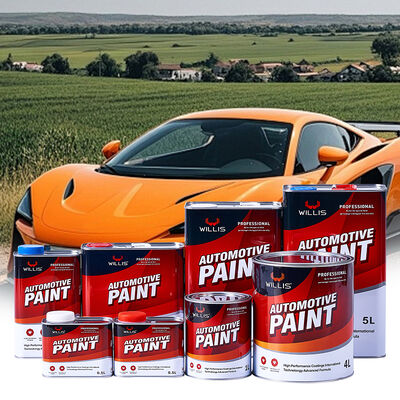 WILLIS 206 High Performance 2K Auto Refinish Car Paint Acrylhars Spray Liquid Coating voor automotive & boot gebruik