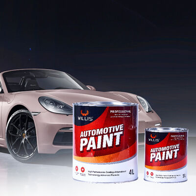 WILLIS 206 2K Car Refinishing Paint Auto Body Refinish Spray Paint Solid Colors High Gloss Blue Acrylic Coating Metal