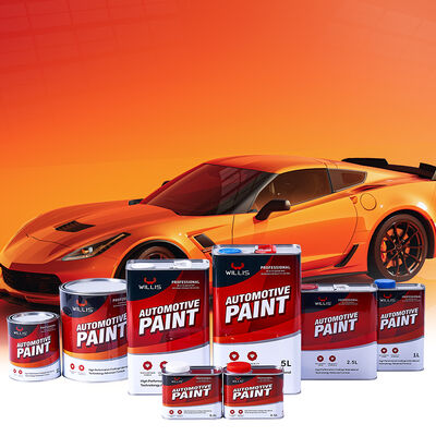 High Quality WILLIS 2K Acrylic Liquid Coating Car Paint Repair Spray with Pigment-Factory Wholesale Hot Selling Discount Price