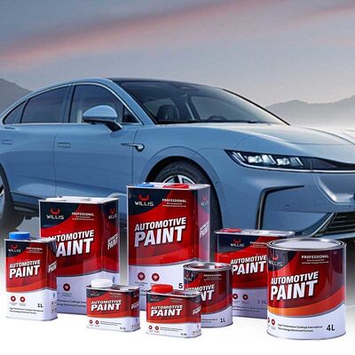 Hoogwaardige WILLIS Fabriek Groothandel Acryl 2K Auto Verf Verfijnen Hars Liquid Spray Coating Pigment Hoofdgrond Plastic Coating