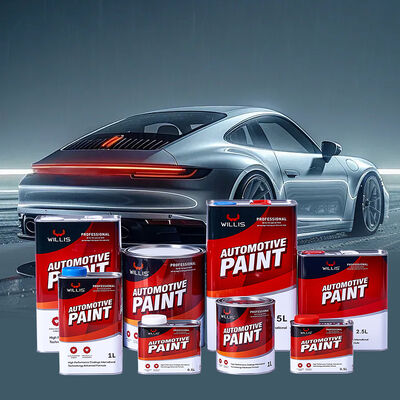 WILLIS 2K Acrylhars Solid Color Car Refinish Verf voor Automotive & Metal Repair Spray Application Vloeibare coating
