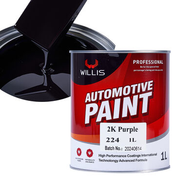 2K Purple Automotive Coating Paint Twee-component Acrylic Basecoat Top Coat Auto Verf Verf Verf Refinish Spray Auto Repair Verf Fix