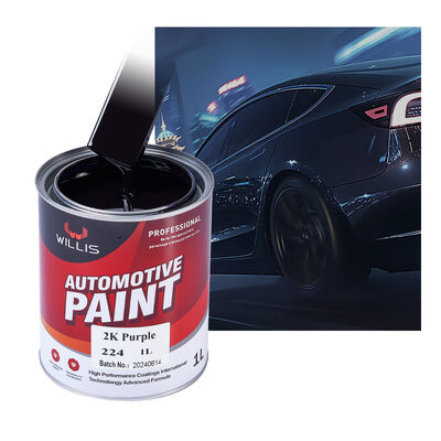 2K Purple Automotive Coating Paint Twee-component Acrylic Basecoat Top Coat Auto Verf Verf Verf Refinish Spray Auto Repair Verf Fix