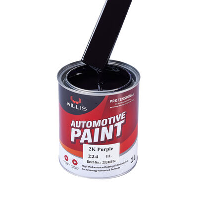 2K Purple Automotive Coating Paint Twee-component Acrylic Basecoat Top Coat Auto Verf Verf Verf Refinish Spray Auto Repair Verf Fix