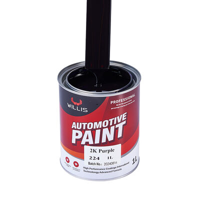 2K Purple Automotive Coating Paint Twee-component Acrylic Basecoat Top Coat Auto Verf Verf Verf Refinish Spray Auto Repair Verf Fix