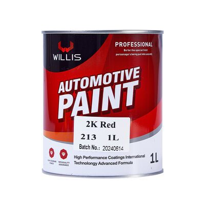 Rode reparatie Acrylbasisverf Oppervlakteverf Sproeiende Verf Automobielreparatie Verf