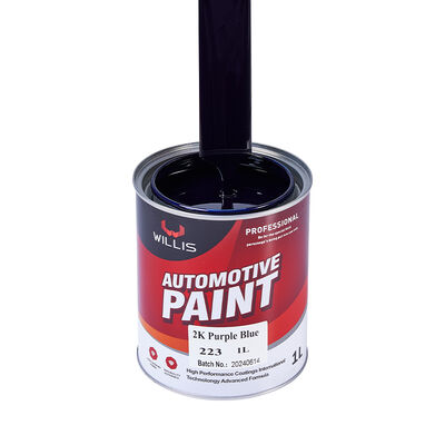 Fabrieksprijs 2K Paars Blauw Autolak Vloeibare Coating OEM Beschikbaar Spuitreparatie Twee Component Acrylhars Verf