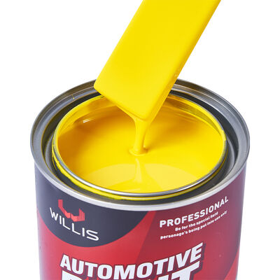 Fabrieksdirecte 2K Citroengele Autolak Goede Prijs Benodigdheden Auto Boot Reparatie Verf Acryl Vloeibare Coating Spray