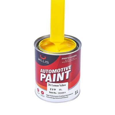 Fabrieksdirecte 2K Citroengele Autolak Goede Prijs Benodigdheden Auto Boot Reparatie Verf Acryl Vloeibare Coating Spray