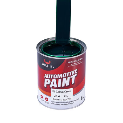 2K Golden Green Automotive Coating Paint Meerdere kleuren beschikbaar voor autoreparatie Basecoat Refinish Acrylic Two-Component Paint