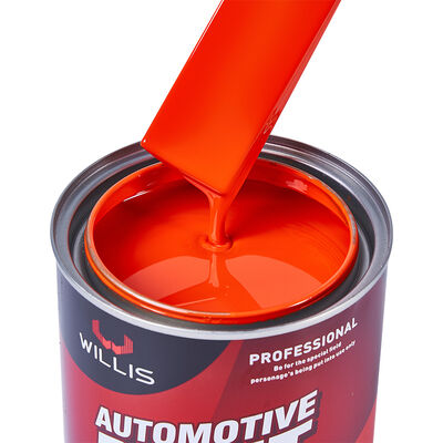 Automotive 2K Acryl Coating Verf Oranje Rood Metallic Kleur Hot Selling Goede Prijs Meerdere Kleuren Beschikbaar