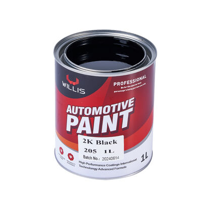2K Zwarte automotive coating verf Metalen kleur Auto verf Afwerking Twee-component acryl basecoat Topcoat Meerdere kleuren