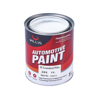 2K Witte Autolak Tweecomponenten Acrylhars & Epoxy Basislaag Topplaag voor Autolak & Herstel Autolak