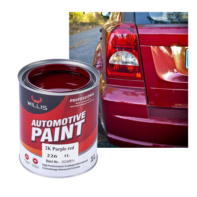 Hoogwaardige 2K Acryl Auto Verf Paars Rood Metalen Kleur Warm Verkoop Fabriek Levering OEM Beschikbaar Auto Repair Coating