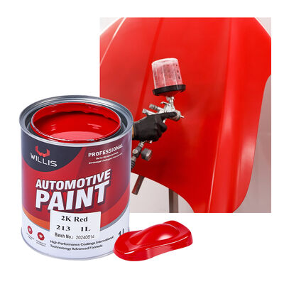 Auto Autolak Fabrikant Levert Meerdere Kleuren 2K Red Hot Selling OEM Beschikbaar Spray Autolak Vloeibare Coating Goede prijs