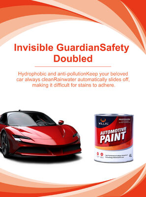 Fabriek directe verkoop WILLIS 1K Kleurverf Vloeibare coating voor auto boot verf Automotive reparatie basecoat Refinish Plastic coating