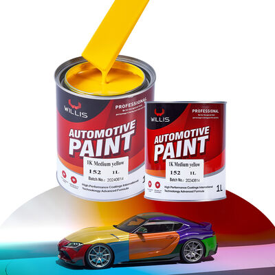 China-Made WILLIS Brand 2K Clear Coat Spray Paint Automotive Car Touch-Up Base Coat Liquid Acrylic Resin Plastic Coating Auto