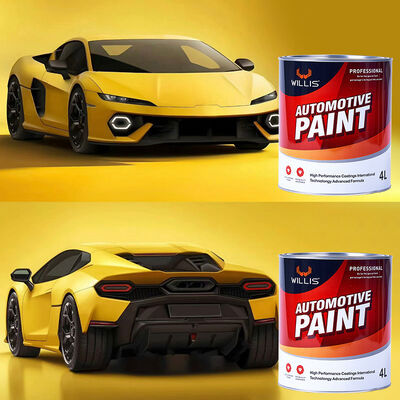 China-Made WILLIS Brand 2K Clear Coat Spray Paint Automotive Car Touch-Up Base Coat Liquid Acrylic Resin Plastic Coating Auto