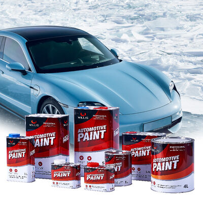 Autolak 1K Groenblauw Automobiel Effen Kleur Basislaag met Acrylhars Vloeibare Coating Spuitbus Autolak