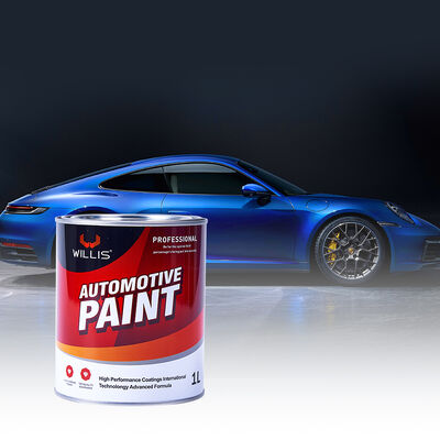 Autolak 1K Groenblauw Automobiel Effen Kleur Basislaag met Acrylhars Vloeibare Coating Spuitbus Autolak