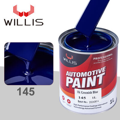 Autolak 1K Groenblauw Automobiel Effen Kleur Basislaag met Acrylhars Vloeibare Coating Spuitbus Autolak