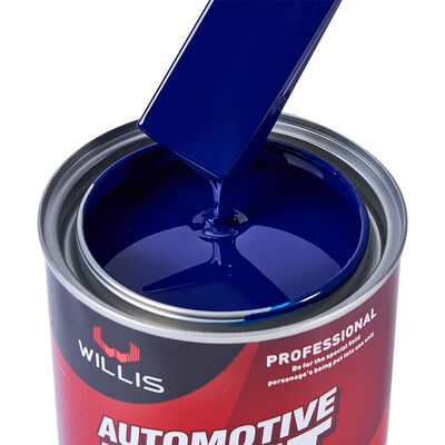 Willis 1K Blue Car Paint Guangdong Automotive Standard Basecoat Liquid Coating Spray Application