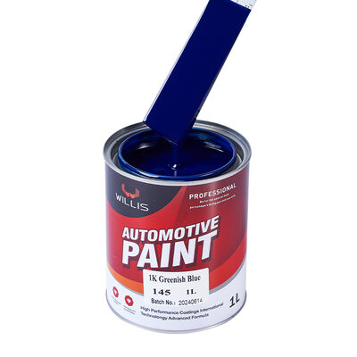 Willis 1K Blue Car Paint Guangdong Automotive Standard Basecoat Liquid Coating Spray Application