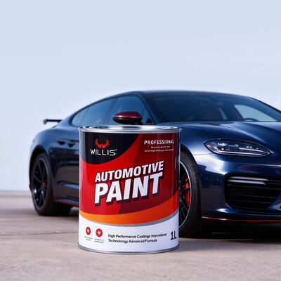 Willis 1K Blue Car Paint Guangdong Automotive Standard Basecoat Liquid Coating Spray Application