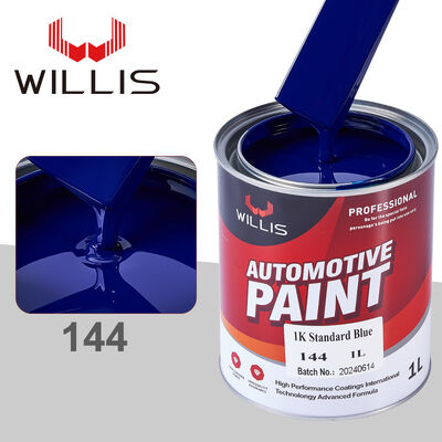 Willis 1K Blue Car Paint Guangdong Automotive Standard Basecoat Liquid Coating Spray Application
