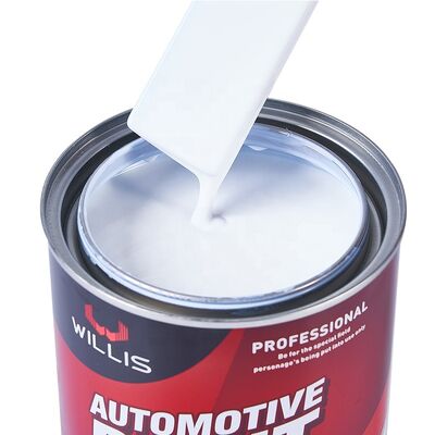 1K Transparante witte verf voor auto's Eencomponente Acrylhars Vloeibare verf voor auto's