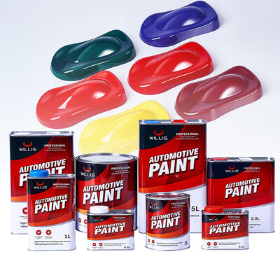 1K Transparent White Automotive Repair Liquid Coating Paint High Performance Eco Friendly Acrylic Resin Car Refinish Paint