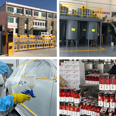 Fabrieksdirect 1K Transparante ijzergele vloeibare auto-reparatieverf Eencomponent acrylhars voor autoverf