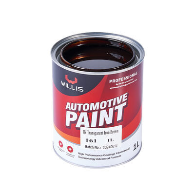 Warm verkoop 1K Acrylische hars Auto Verf Goedkope ijzerbruine metalen tint Spray Toepassing Autoreparatie Verfverdunner Lak
